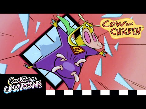 Super Cow! | Cow and Chicken | Cartoon Cartoons