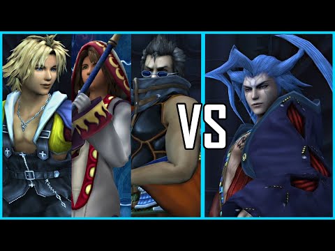 Classic FFX Team vs Seymour | Final Fantasy X-2 HD Remaster