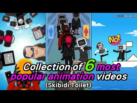 Collection of 6 most popular animation videos #funny #games