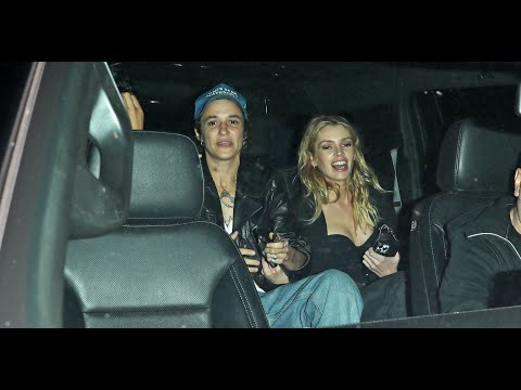 Belgium Model Stella Maxwell and Agathe Mougin Enjoy A Night Out At The Chateau Marmont in LA!