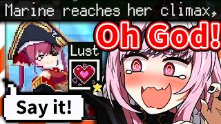 Calli Loses It When Reading Marine's Skill in Holocure New Update 【Mori Calliope / HololiveEN】