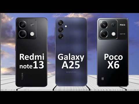 Redmi Note 13 Vs Xiaomi Poco X6 Vs Samsung Galaxy A25 | Full Comparison