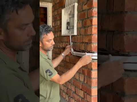 Wall conduit installation #work #piping #trendingshorts #viralshorts #shorts