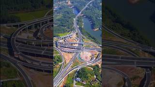 AMAZING DOUBLE-LINE ARCHITECT EXPRESSWAY CHONGQING TO HUNAN渝湘复线高速公路 #road #engineering #architecture