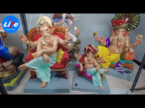 4K Walk in Ganpati Exhibition, Currey Road, MUMBAI | Mumbai Ganesh Idols 2023