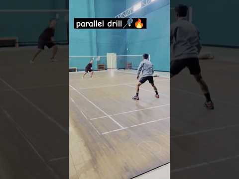 parallel drill 🔥🏸#badminton #ytshorts #subscribe