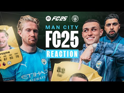 Man City REACT to FC 25 Ratings! 🤯 | De Bruyne, Foden, Grealish + More