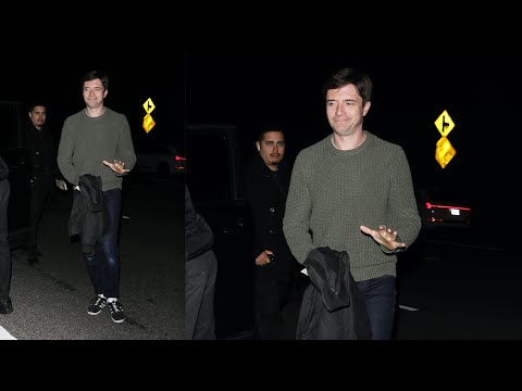 Actor Topher Grace attends Jennifer Klein's holiday party in Los Angeles!