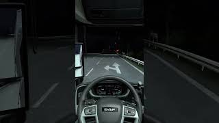 Entering a motorway in beautiful Denmark at night | Euro Truck Simulator 2