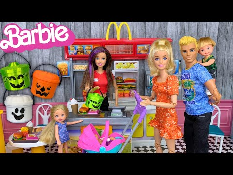 Barbie & Ken Doll Family McDonalds Halloween Happy Meal Boo Buckets