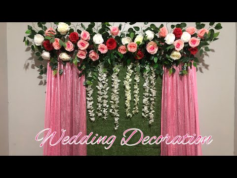 DIY Wedding Decoration at home | PINK THEME