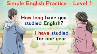 English Conversation Practice For Beginners | Learn English