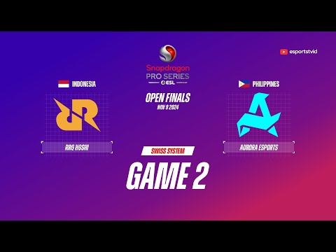 RRQ Hoshi vs Aurora Gaming GAME 2 Snapdragon Pro Series Season 6 | RRQ VS RORA ESPORTSTV