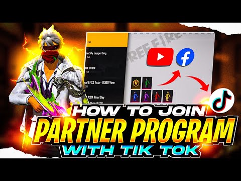 Join Partner Program with TikTok 🔥|| HOW TO JOIN FREE FIRE REAL PARTNER PROGRAM 😱 || 100% REAL TRICK