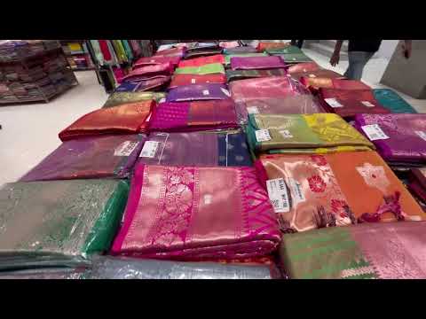 Chennai Shopping mall latest sarees ||fancy Sarees |pattu Sarees ||Chennai Shopping mall hyderabad