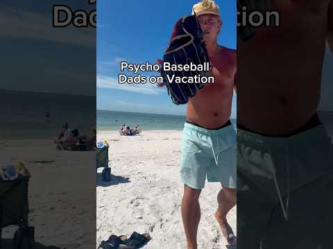 Psycho baseball dad‘s on vacation 🤣￼