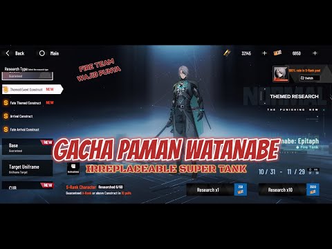 GACHA PAMAN WATANABE - FIRE TEAM HARUS PUNYA || PUNISHING GRAY RAVEN