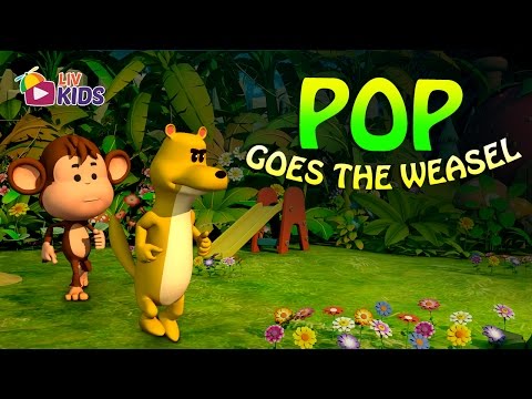 Pop Goes The Weasel with Lyrics | LIV Kids Nursery Rhymes and Songs | HD