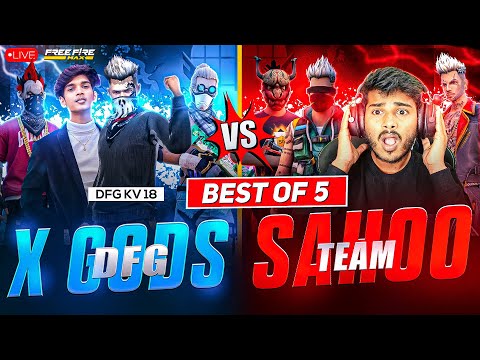 DFG x GODS VS TEAM SAAHO || 🔥 4x4 🔥 || kv18 || AWM GOD OR WOT ? || #nonstopgaming #dfg #freefire