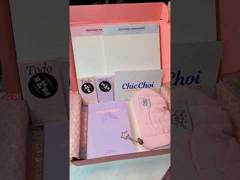 Unboxing Back to School Supplies Blind Box 💜🎀 #stationery #chicchoi #chicchoistationery