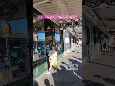 The First Starbucks Store #starbucks#washington#seattle #usa #미국여행