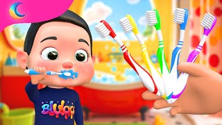 Color Finger Family | Three Little Kittens | BluLoo Nursery Rhymes & Kids Songs