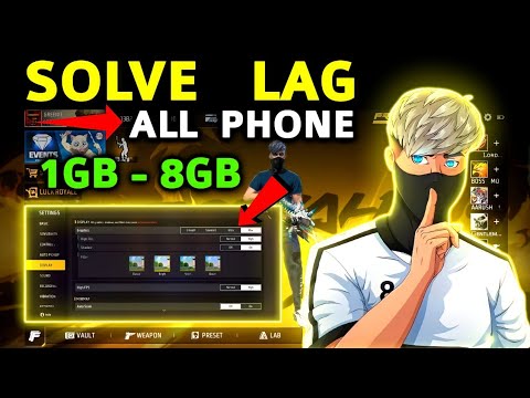 How to fix lag in Free Fire | Free Fire Lag Fix 1GB 2GB Ram | FF Lag Issue