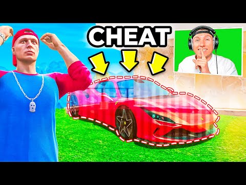 Ich CHEATE HEIMLICH mit UNSICHTBAREN AUTOS in GTA 5!