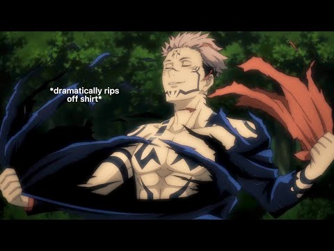 jujutsu kaisen being kinda fruity for 3 mins and 41 seconds