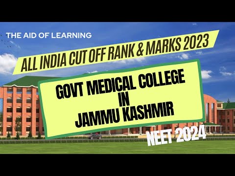 Jammu and Kashmir Neet UG Cutoff 2023|Upto Round 6|The Aid of Learning