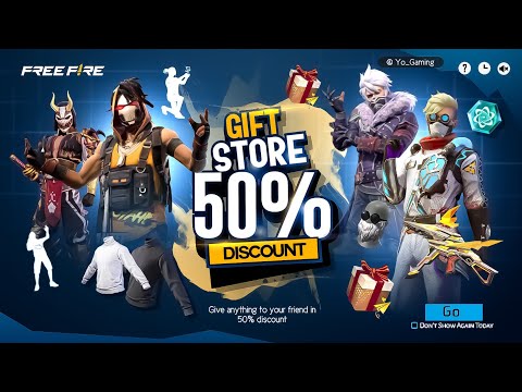 Gift Store 50% Discount Event Free Fire💥🤯|Next Discount Event Bangladesh Server |Free Fire New Event