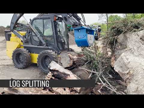 US Pride HF300 Hands Free Log Splitting Attachment for Skid Steer - with Maverick Environmental