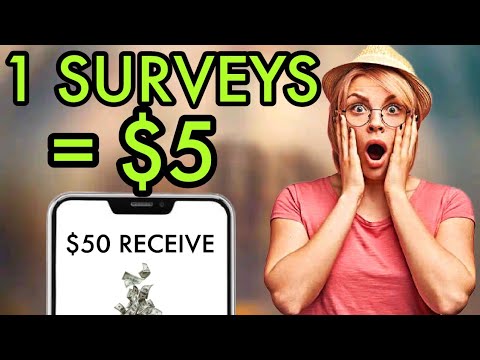 EARN $5 PER SURVEY NO STESS | Make Money Online