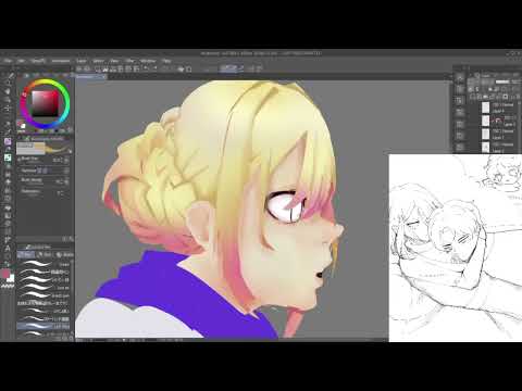 [Speed Paint] English Lady in New York