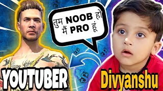 YOUTUBER VS 5 YEARS CUTE BOY | TUM NOOB HO 😂 WITH @GAMINGWITHDP Whoisiam