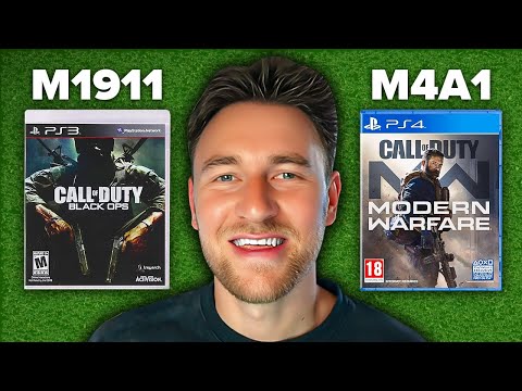 Using EVERY Gun on Every Call of Duty Cover!