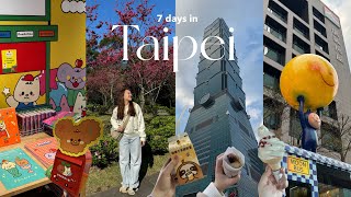 7 days in Taipei 🇹🇼 where to shop and eat, cafes, cherry blossoms 🌸 TAIWAN TRAVEL DIARIES ✈️