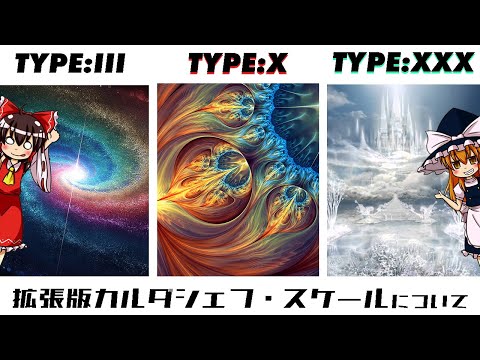 【ゆっくり解説？】神はなぜ現れない？拡張版カルダシェフ・スケールについて語るぜ！