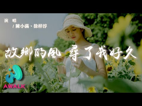 陳小滿 / 徐梓淳 - 故鄉的風 尋了我好久『頭頂的雲啊向遠方漂流，給我想念的人捎去問候。』【動態歌詞 | Pinyin Lyrics】【AWALK MUSIC】