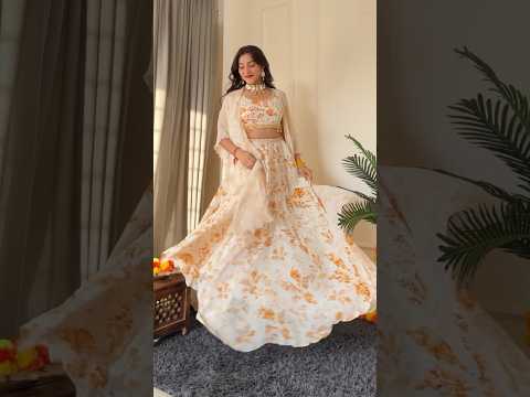 Wedding outfit ideas - Yellow edition #shorts #youtubeshorts #wedding #haldi #shadi #lehenga #ootd