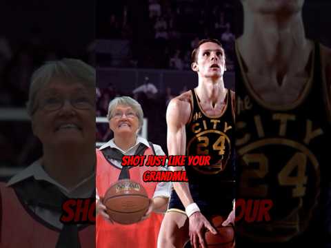 Why The Granny Shot ACTUALLY Works #nba #rickbarry #basketball #shorts #fyp