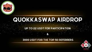 🕵🏻‍♂️QuokkaSwap Airdrop | 🏆Total Airdrop Pool: 25,000 USDT #airdrop #bitcoin