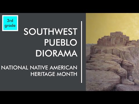 Virtual Art with Mrs. Van Alstyne | Southwest Pueblo Diorama