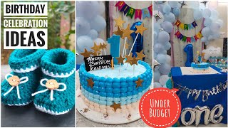 Birthday decoration for kids | BabyBoy birthday celebration ideas #firstbirthday #birthdaydecoration