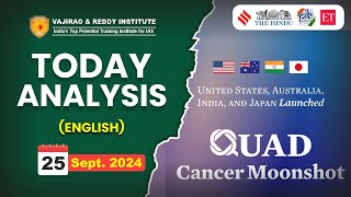 25 September 2024 Current Affairs Today Analysis in English by Vajirao & Reddy IAS Institute