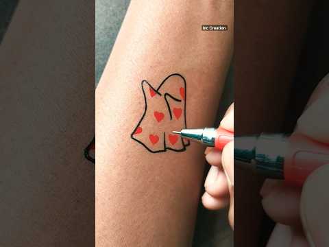 Cute 🥰 spooky ghost tattoo ideas......#tattoo #viral #art #trending #drawing #easytattoo #diytattoo