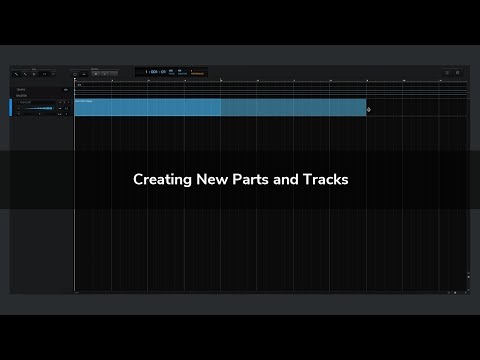 Creating New Parts and Tracks