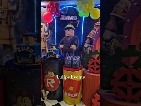 roblox theme birthday party decorations #roblox