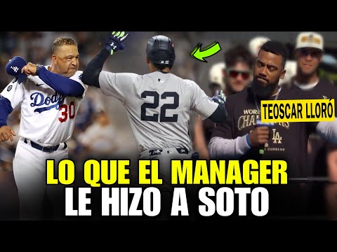 LO QUE LE HIZO ESTE MANAGER A JUAN SOTO, TEOSCAR HERNÁNDEZ LLORÓ- MLB