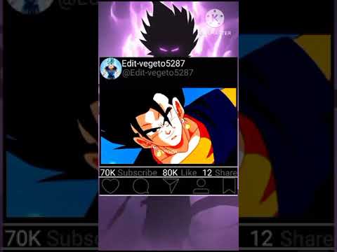 Vegito Edit #anime #dbs #dbz #db #shorts #short #shortsvideo